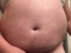 Jacking off in wifes pantys and bra.