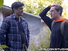 FalconStudios - Lost Edward Terrant Sucks Stranger's Cock For Free Ride Home