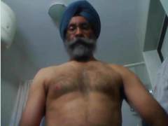 Indian Daddy Jerks Off & Cums